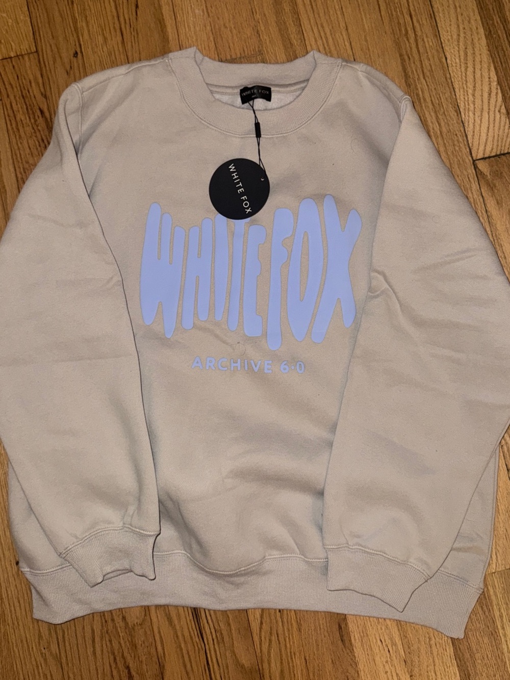 White Fox Crew Neck Sweatshirt